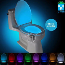 Charger l&#39;image dans la galerie, LED-WC™- Lampe pour cuvette de toilette avec capteur de mouvements - Keep House Clean
